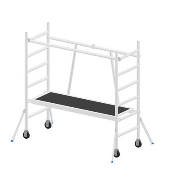 SOLIDE VS30 Vouwsteiger 0.75×1.85x2.75m werkhoogte
