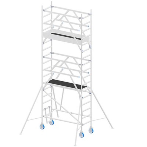 SOLIDE VS60 4S Vouwsteiger 0.75×1.85×6m werkhoogte