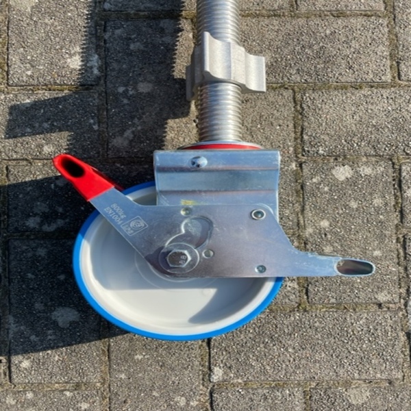 Solide Wielstaander met wiel Premium model - Afbeelding 4
