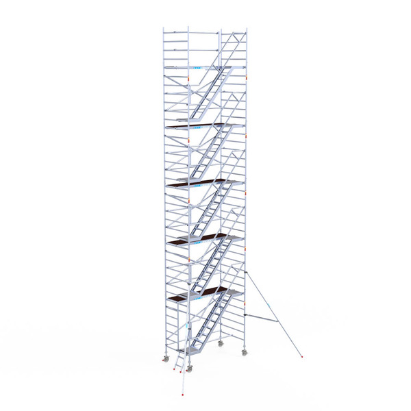 Trappentoren Euroscaffold Professional 1.35×2.50×12.2m werkhoogte