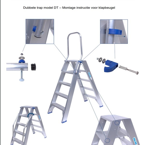 Solide neerklapbare beugel - Afbeelding 7