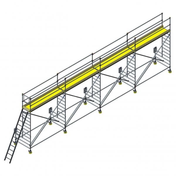 Custers ijssteiger lengte 12.4m zonder trap - Afbeelding 2