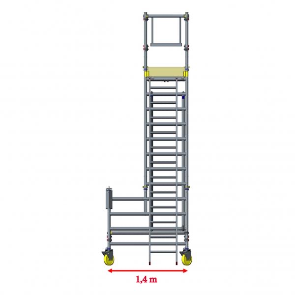 Custers ijssteiger lengte 12.4m zonder trap - Afbeelding 3
