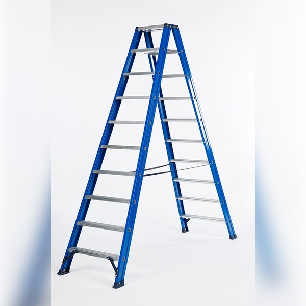 Dubbele trapladder 2 x 10 treden DAS DT10B