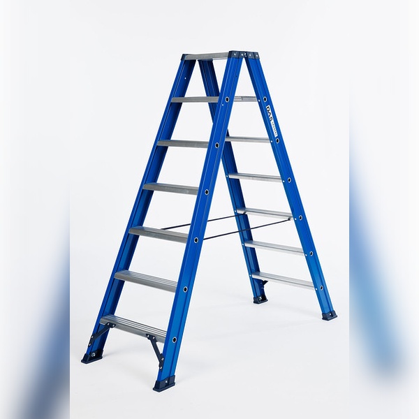 Dubbele trapladder 2 x 7 treden DAS DT7B