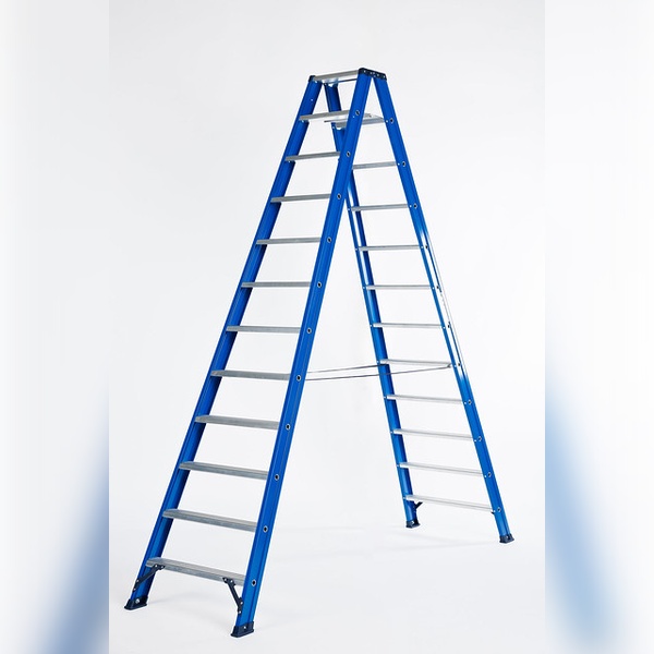 Dubbele trapladder 2 x 12 treden DAS DT12B