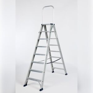 Dubbele trapladder 2 x 8 treden DAS DT8A met vaste beugel