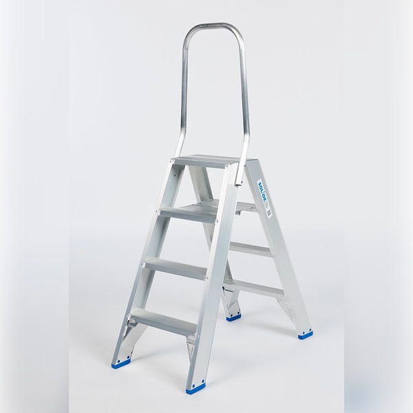 Dubbele trapladder 2 x 4 treden SOLIDE DT04 met vaste beugel