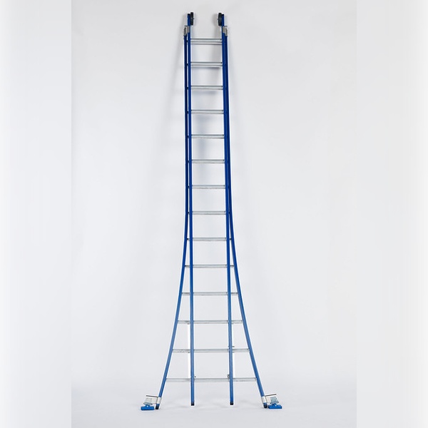 DAS ATLAS BLUE Opsteek ladder 2x16 sporten
