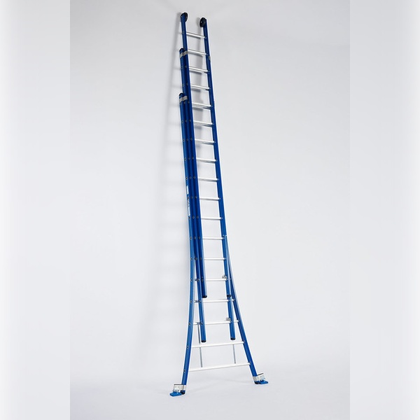 DAS ATLAS BLUE Opsteek ladder 3x14 sporten - Afbeelding 2