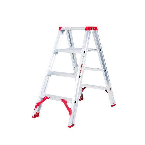Dubbele trapladder 2 x 4 treden SOLIDE ECOPRO DTE04