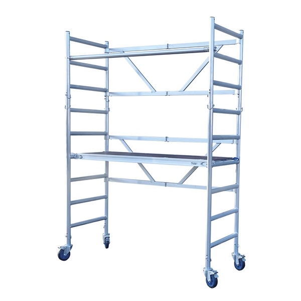 ES Combi vouwsteiger type A+ prof. 0.75×1.90x4m Werkhoogte