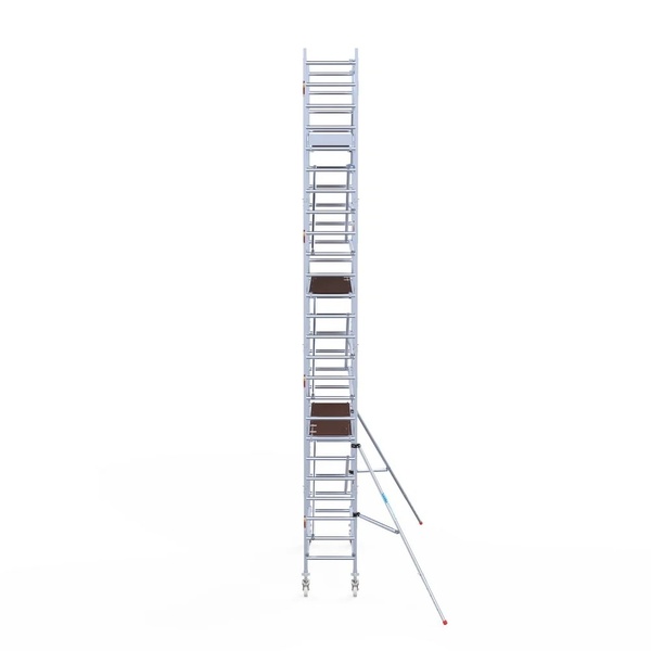 Rolsteiger Euroscaffold PROF. 0.75×2.5×8.2m werkhoogte tegen de gevel - Afbeelding 3