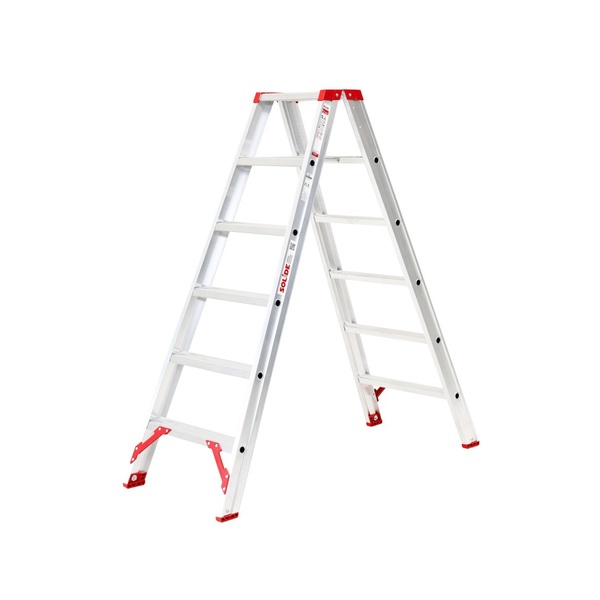 Dubbele trapladder 2 x 6 treden SOLIDE ECOPRO DTE06