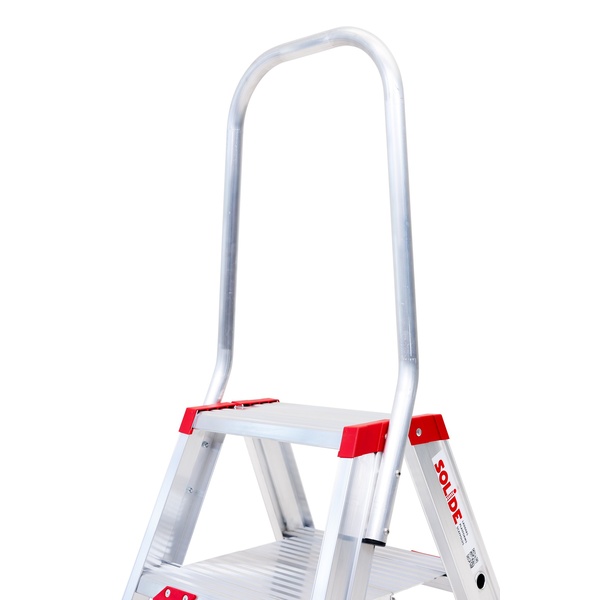 Dubbele trapladder 2 x 6 treden SOLIDE ECOPRO DTE06 met vaste beugel. - Afbeelding 2