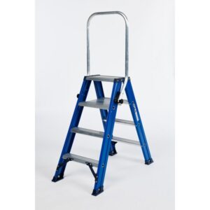 Dubbele trapladder 2 x 4 treden DAS DT4B met klapbeugel