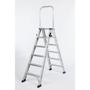 Dubbele trapladder 2 x 6 treden DAS DT6A met klapbeugel