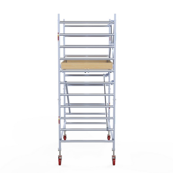 Rolsteiger Euroscaffold Original BASIC 1.35×1.9×4m werkhoogte tegen de gevel - Afbeelding 3