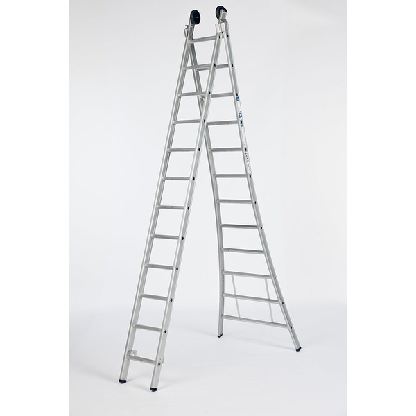 DAS ATLAS ANO Omvormbare ladder 2×12 sporten - Afbeelding 3