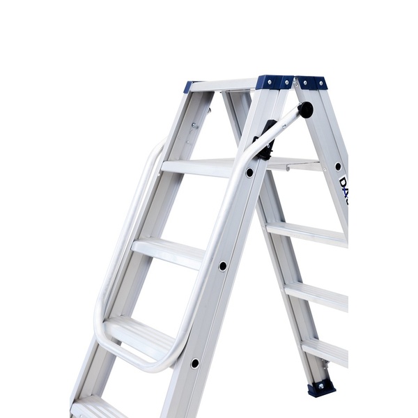 Dubbele trapladder 2 x 8 treden DAS DT8A met klapbeugel - Afbeelding 3