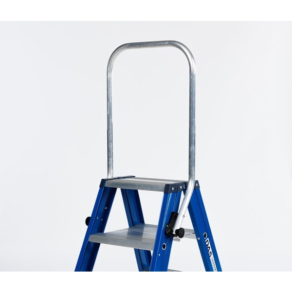 Dubbele trapladder 2 x 10 treden DAS DT10B met klapbeugel - Afbeelding 2